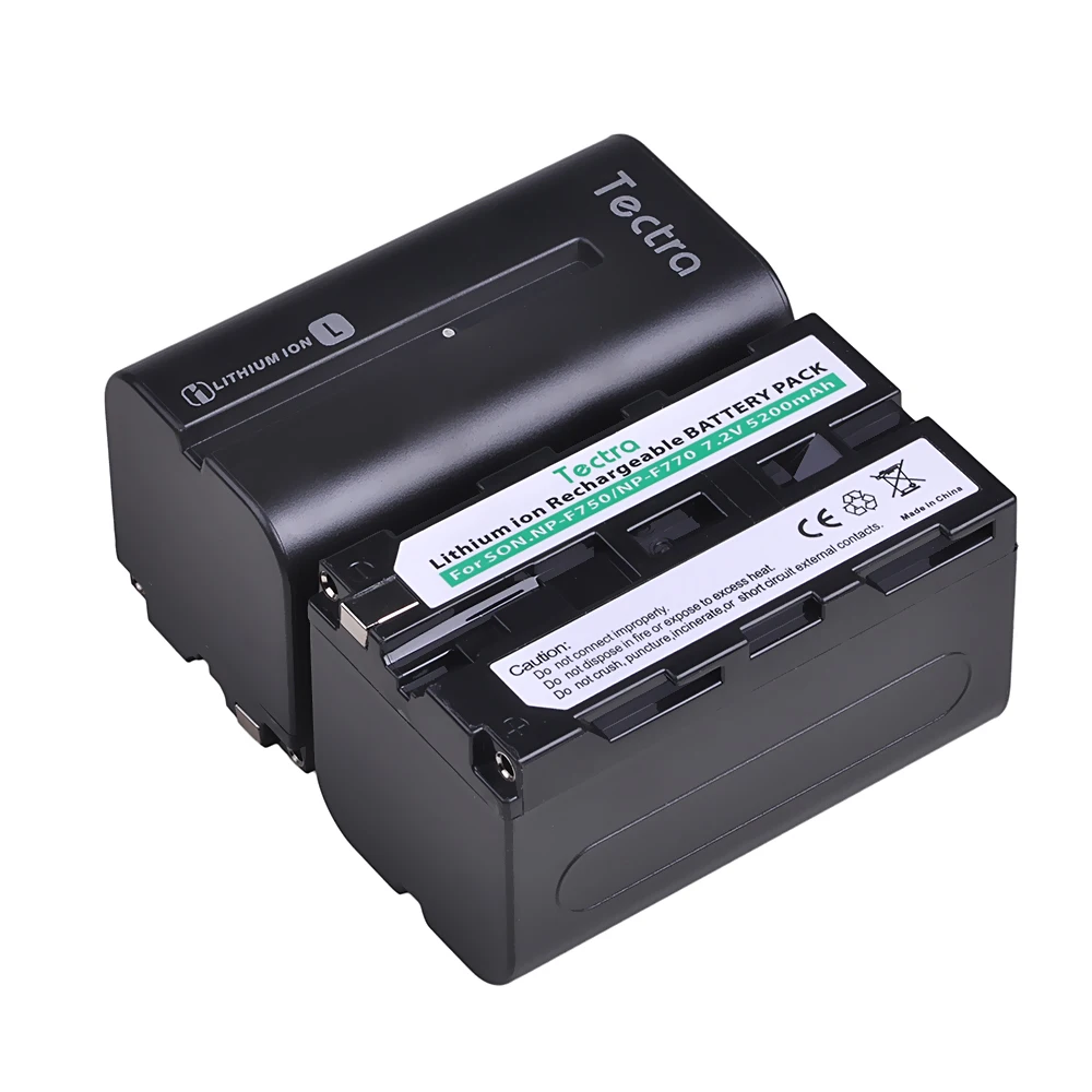Batteria Ricaricabile Dello Li-Ione Di 5200Mah Np-F750 F730 F770 Per La Macchina Fotografica Digitale Ccd-Trv58 V1J Z1 Di Sony Np F960 F970 Np-F550
