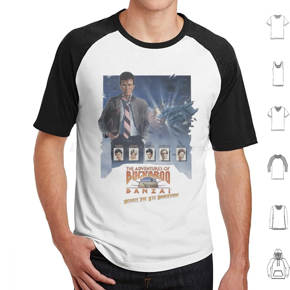 The Adventures Of Buckaroo Banzai ( 1984 ) T Shirt Big Size 100% Cotone Le Avventure Di Buckaroo Banzai Peter Weller 80S