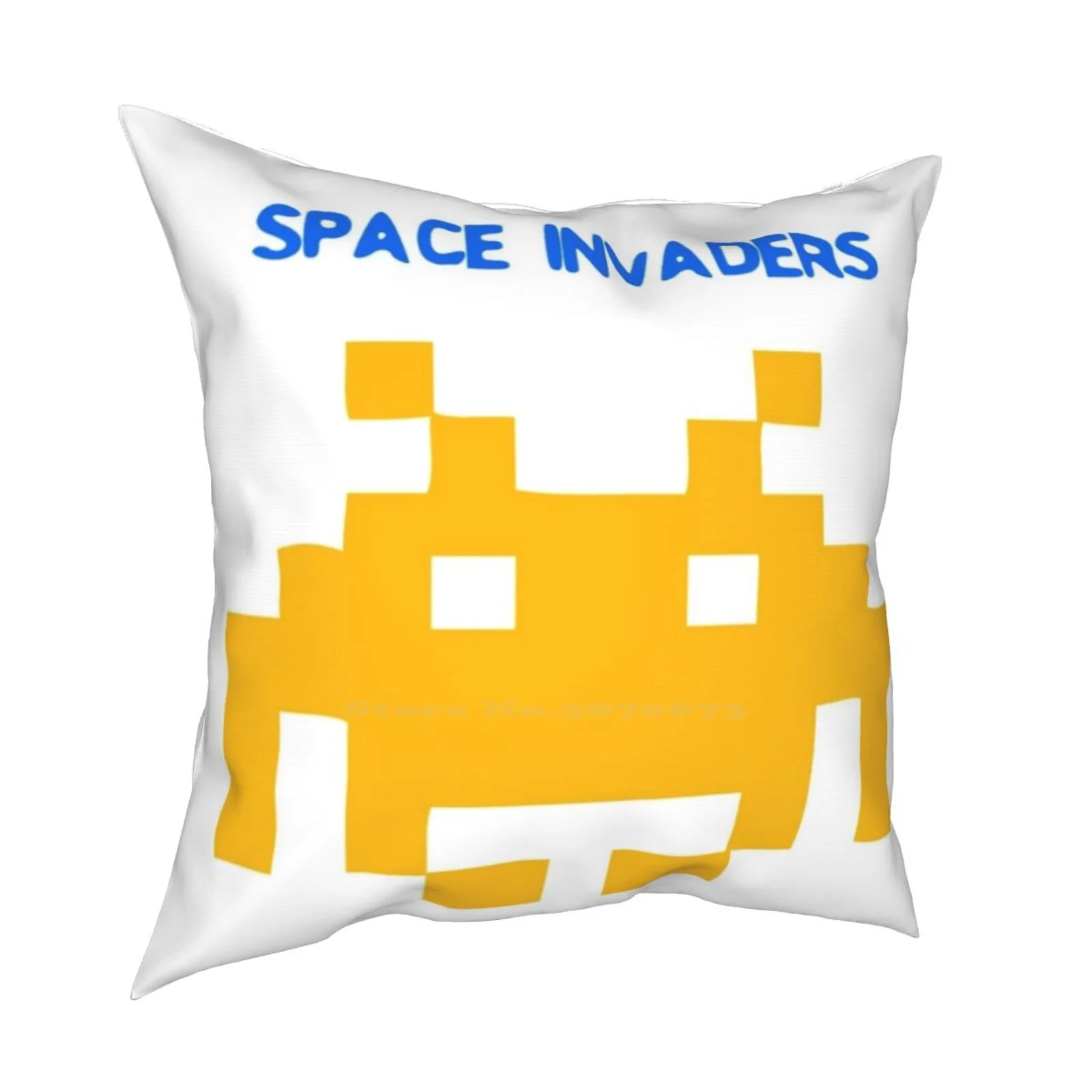 Space Invasers Home Car Sofa Cushion Cover Federa Space Invader Game Geek Old Game Gamers Old Game Nerd