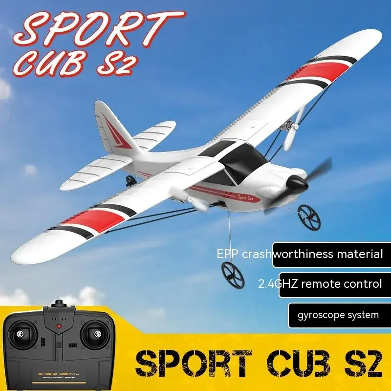 Telecomando Cessna Aircraft Induction Exercise Two Channel Fixed Wing Long Range Fighter Trainer Toy