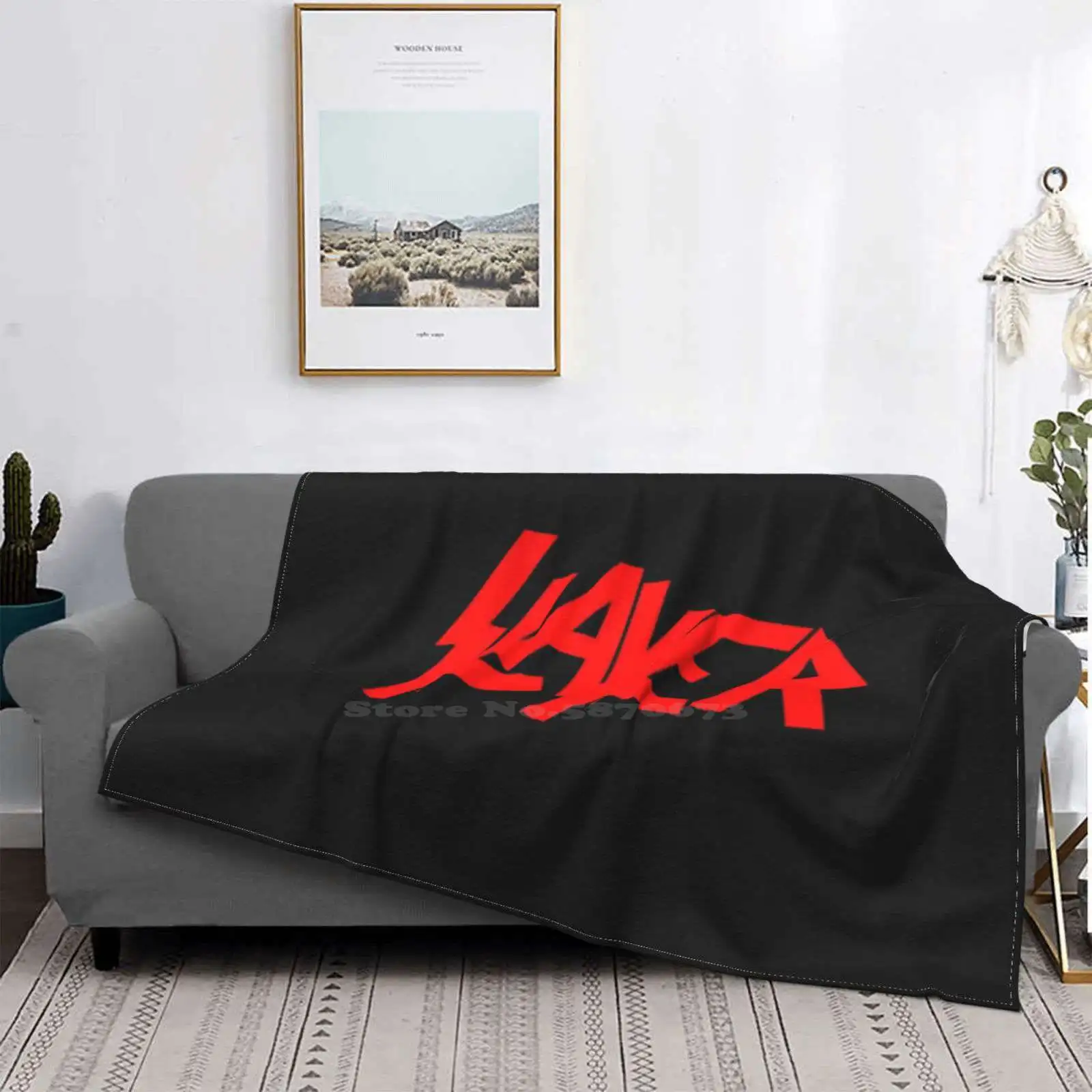 Red Raining Blood Air Conditioning Coperta Da Viaggio Coperta Portatile Musica Metallo Per Uomo Death Metal Heavy Metal Black Metal