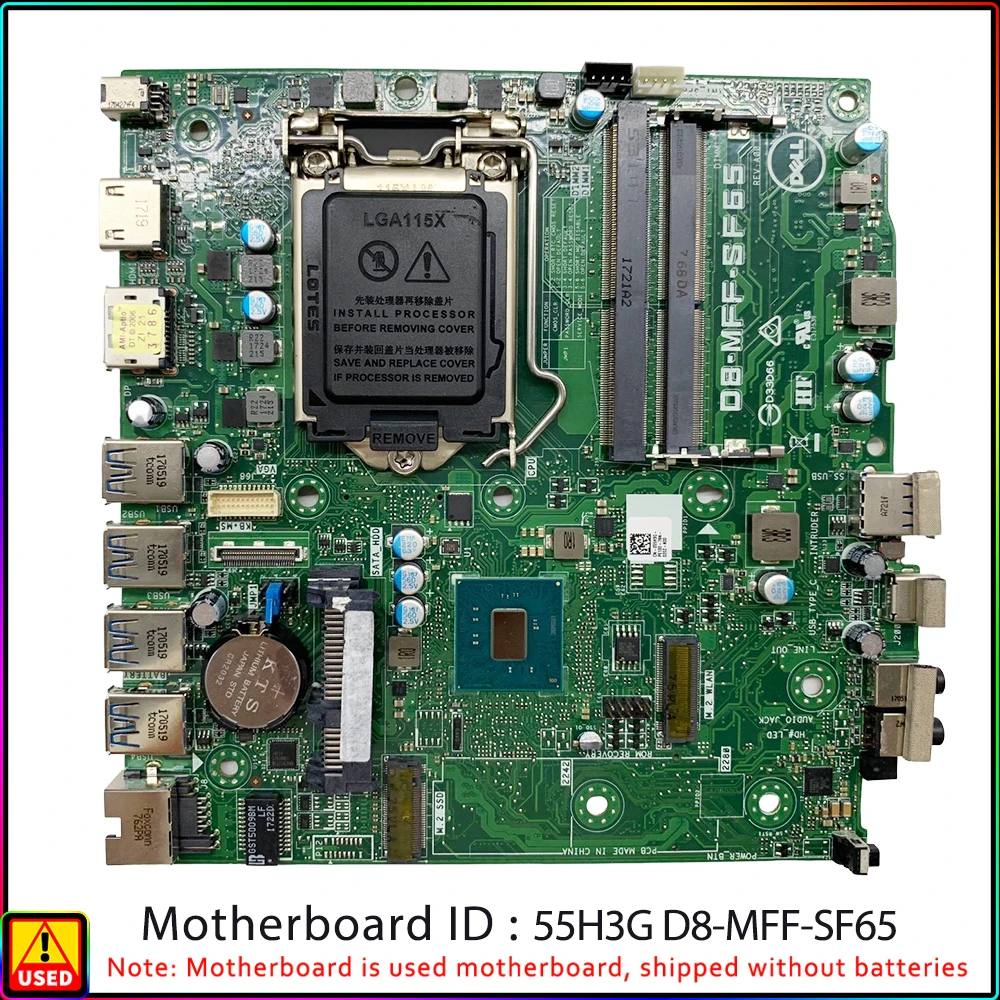 Per D8-Mff-Sf65 Dell Dell 3050 5050 7050 Mini Piccola Scheda Madre 55 H3G C03M2