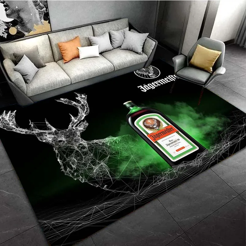 Jagermeister Digestif Deer Brand Logo Area Tappeti Per Soggiorno Decorazione Camera Da Letto Tappeto Bambini Tappetini Per Sala Giochi Tappeti Antisci