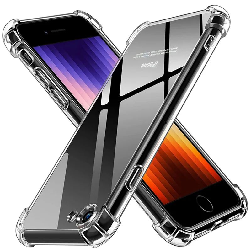 Custodia Morbida Trasparente Per Iphone Se 3 Custodie Per Telefoni Iphone Se3 Cover In Silicone Antiurto Custodia Iphone Se 2022 Case Iphone Se 3 Cove