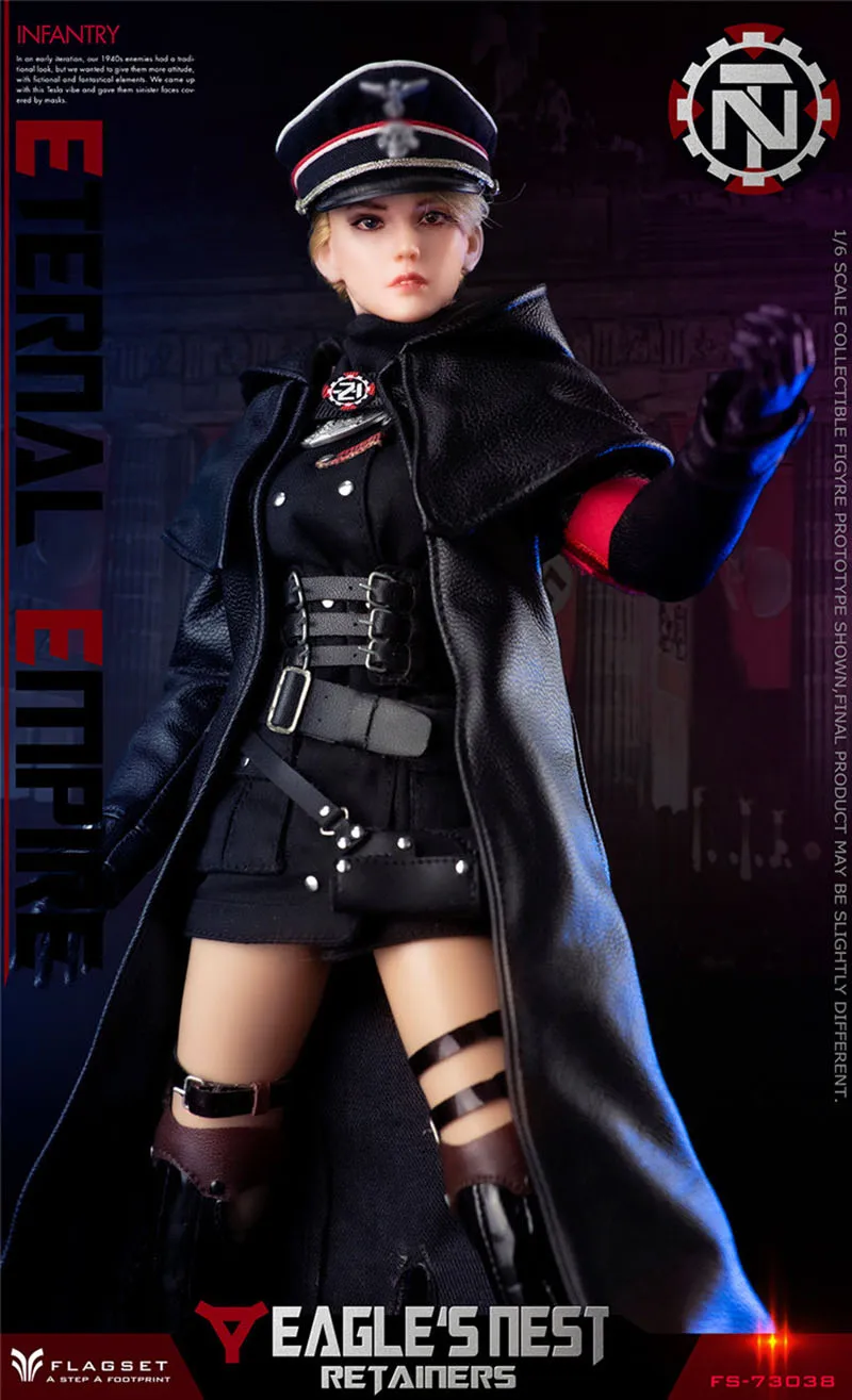 1/6 Eternal Empire Eagle Nest Guards Martina Model Flagset Fs-73038 Bambola Action Figure Soldato Femminile