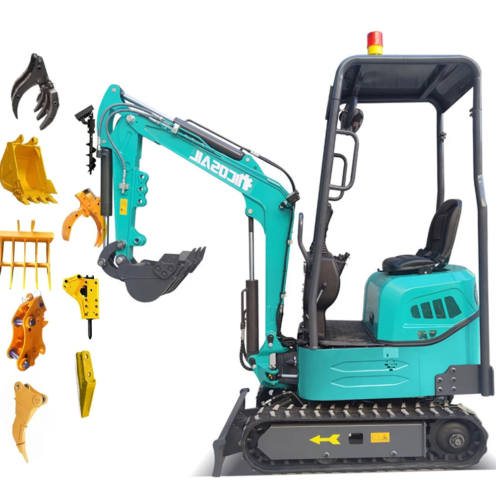 Mini Escavatore Camion Tailless Escavatore 2 Ton 4 Ton 5 Ton 6 Ton Escavatore Macchina Euro 5 Epa Vero Potere Idraulico Forte