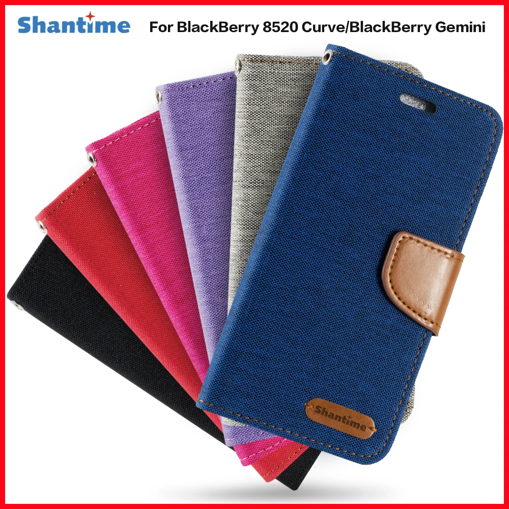 Pu Flip Case For Blackberry 8520 Curve Business Case For Blackberry Gemini Card Holder Silicone Photo Frame Case Wallet Cover