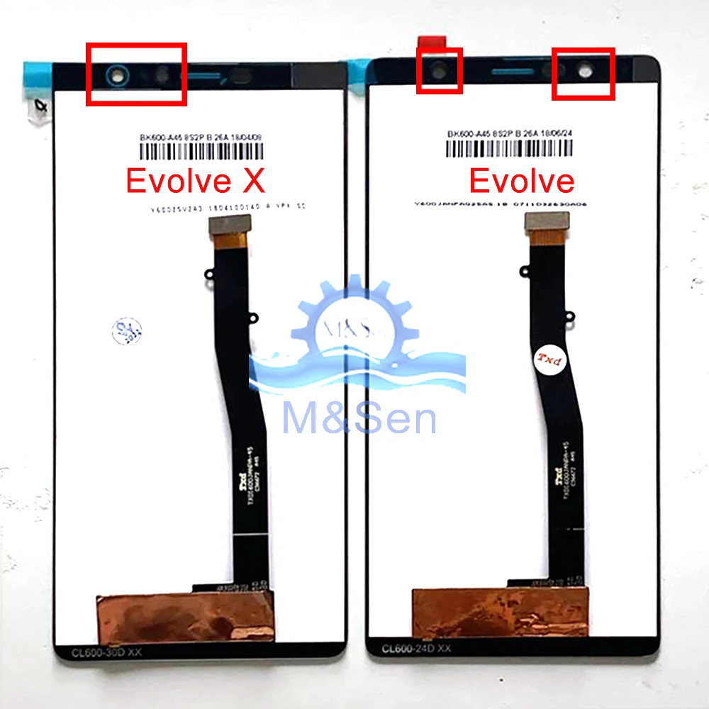 Originale Per Blackberry Evolve X Schermo Lcd Evolve X Display Touch Panel Digitizer Per Blackberry Evolve Lcd Bbg100-1 Display