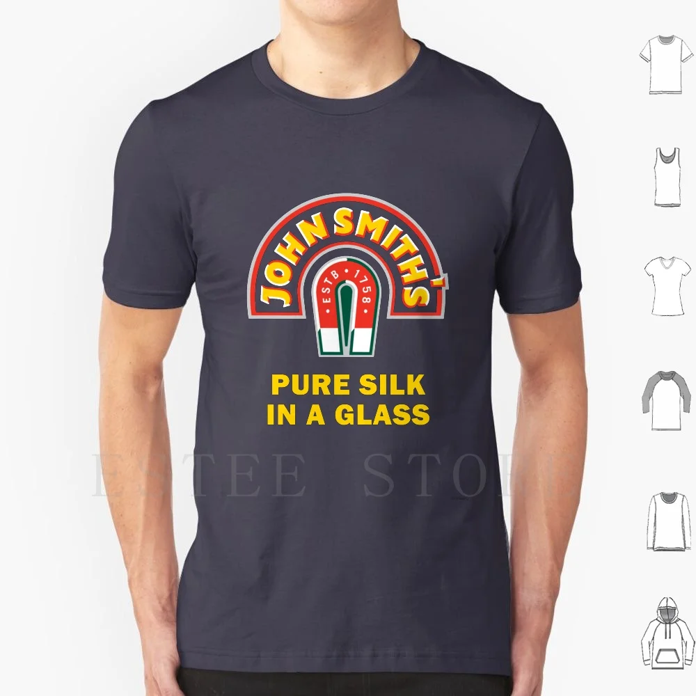 John Smith Pure Silk Glass Beer T Shirt Print Cotton Beer Glass John Smith