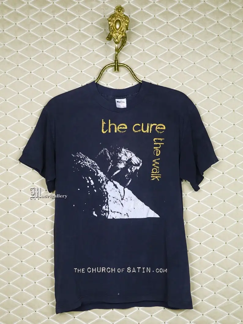 The Cure Shirt Vintage Rare Walk T Black Tee Robert Smith Bauhaus Glove Siouxsie E Banshees Joy Division Goth Gothic