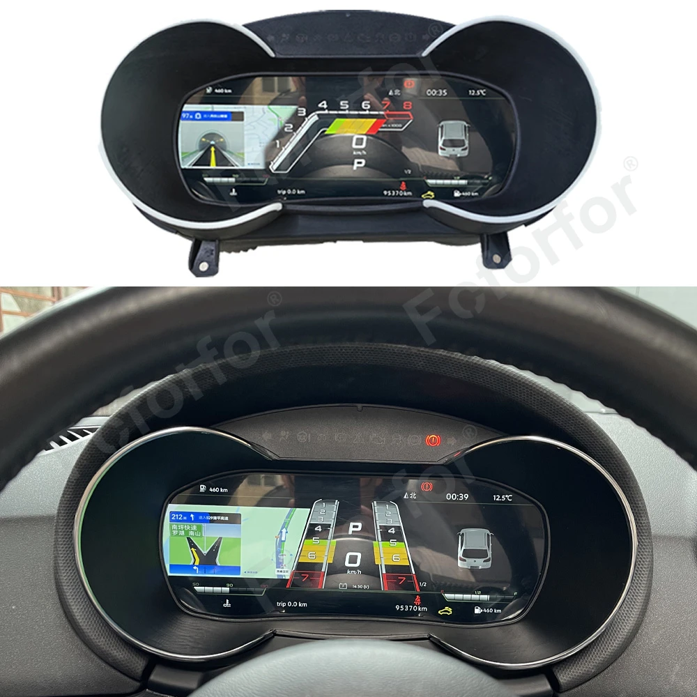 Lcd Digital Cluster Carplay Per Audi Tt 2009-2015 Virtual Cluster Cockpit Tachimetro Car Instrument Panel Plug And Play