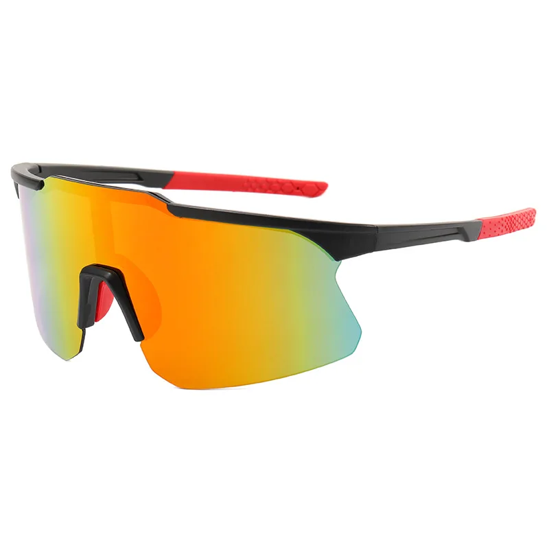 New  Large Frame Sunglasses For Men And Women Outdoor Anti-Ultraviolet Bicycle Driving Uv400 Riding Glasses 7 Colors