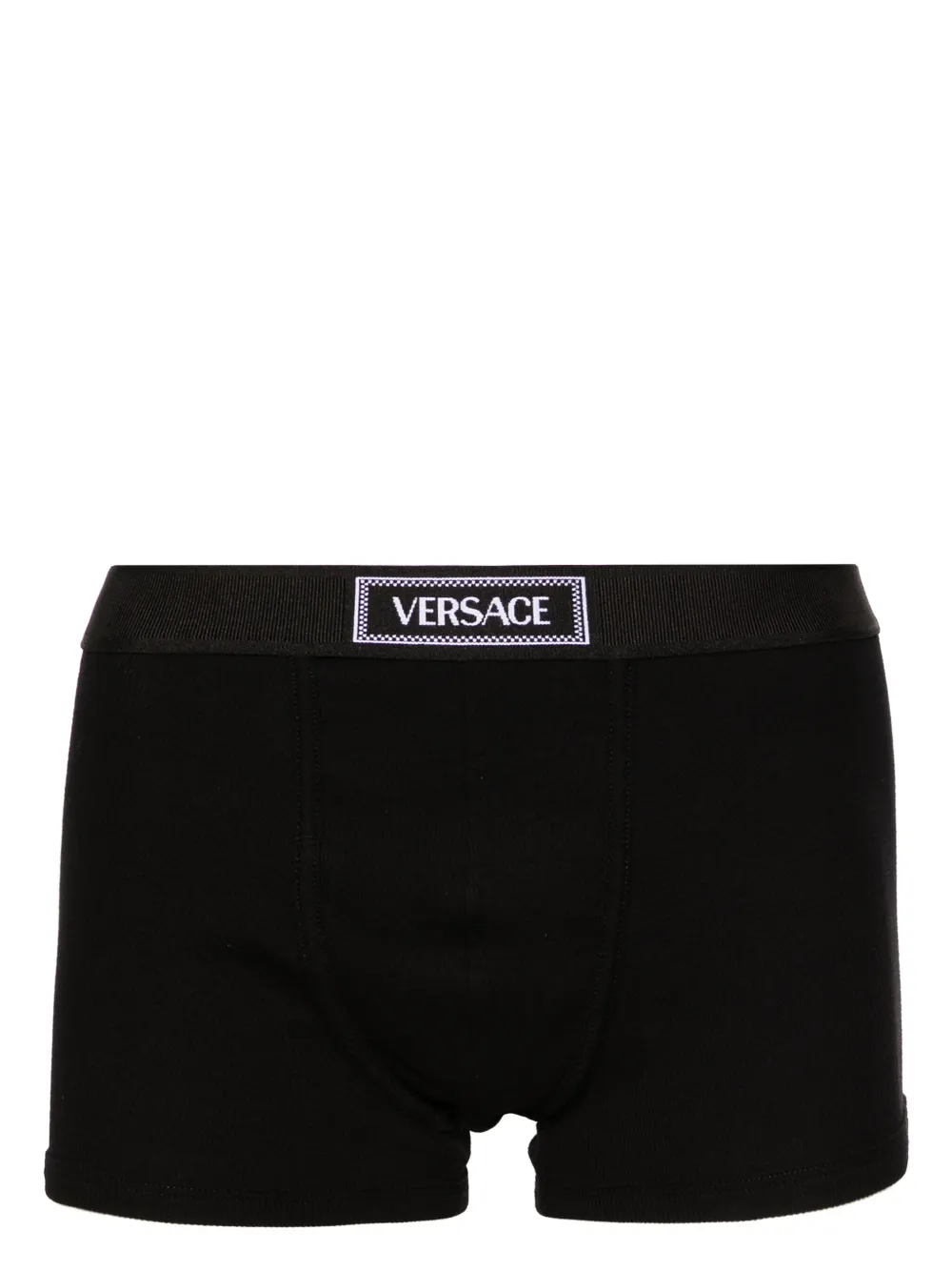 Versace logo-waistband boxer briefs - Nero
