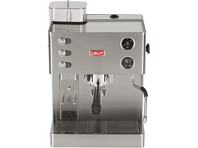 Macchina Caffè Espresso Lelit Kate, 1200 W, Acciaio Satinato