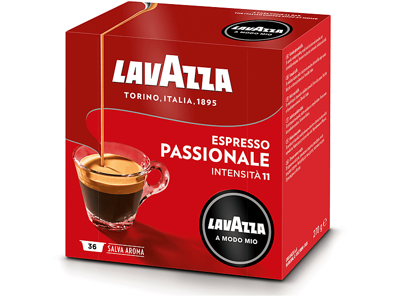 Lavazza Capsule Originali Lavazza Per Macchine Espresso A Modo Mio Passionale 36Caps, 0,12 Kg