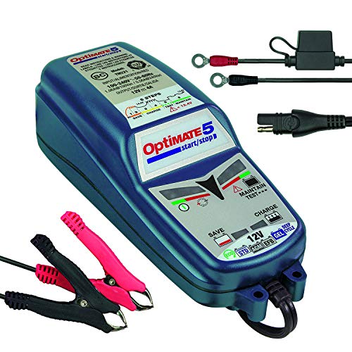 Optimate Tm220-4A, Caricabatteria Optimate5, Blu, 5 Start / Stop 12V 4A
