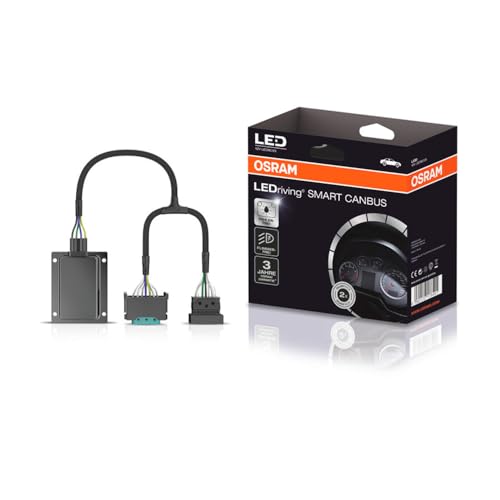 Osram Ledriving Smart Canbus, Ledsc03, Bypassa Il Sistema Di Rilevamento Dei Guasti Delle Lampade Retrofit Come Night Breaker H7-Led - Duobox (1 Paio)