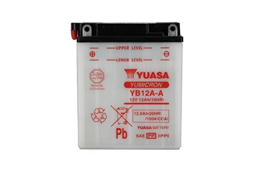 Yuasa Yb12A-A Batteria 12 V, 12 Ah (Acido Non Incluso)