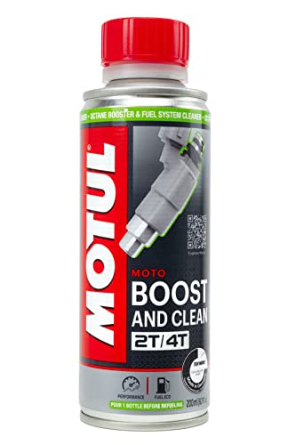 Motul Additivo Per Carburante Per Moto 2T/4T Boost And Clean Moto 200 Ml
