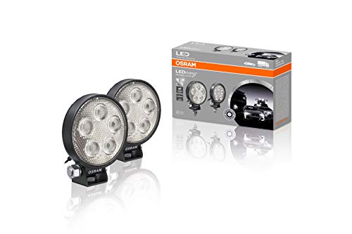 Osram Ledriving Round Vx70-Sp, Luci Da Lavoro A Led Off Road, Abbaglianti, Spot, 550 Lumen, Fascio Luminoso Fino A 53 M, Abbaglianti, Faretti Led Roto