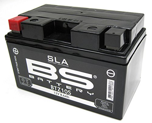 Batteria Moto Sla Bs Battery 300636 Btz10S Agm, Nero
