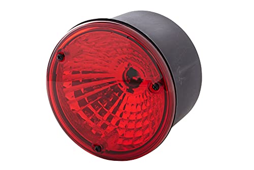 Hella 2Ne 964 169-521 Retronebbia, Alogeno, 12/24V, Montaggio, Interno/Montaggio, Esterno, Colore Diffusore Luce Rosso, Spina Spina Piatta, Dx/Sx