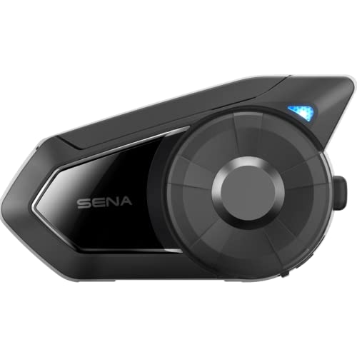 Sena 30K Auricolare Bluetooth Per Moto Sistema Di Comunicazione Mesh Con Altoparlanti Hd, Confezione Doppia