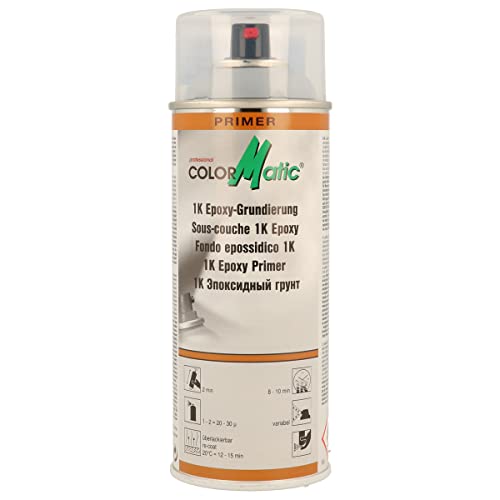 Colormatic 174414 Cm Professional 1K Epoxy Primer, 400 Ml, Grigio