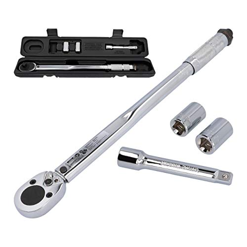 Cartrend 146002 - Chiave Dinamometrica Con Bussole 17/19 Mm