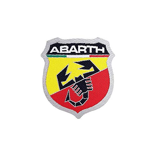 Abarth Sticker Toppe Patch Scudetto, 48 X 51 Mm