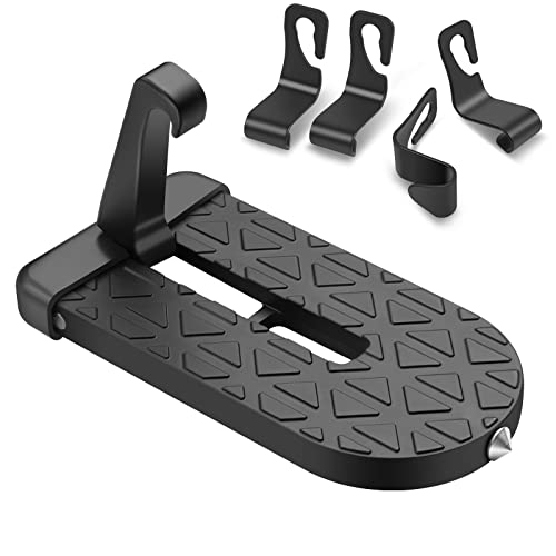 Uraqt Gradino Per Portiera Auto, Gradino Per Portiera Auto Universale Con 4 Pcs Gancio A Pedale E Martello Di Sicurezza, Pieghevole Gradino Per Portie