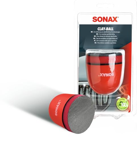 Sonax Clay-Ball (1 Pezzo) Per La Rimozione Dello Sporco Superficiale Dalla Vernice E Dal Vetro, Articolo Numero 04197000