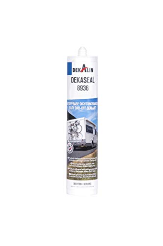 Dekaseal Dekalin - Cartuccia Di Adesivo E Sigillante, Nero (Nero), 0.310 Litres