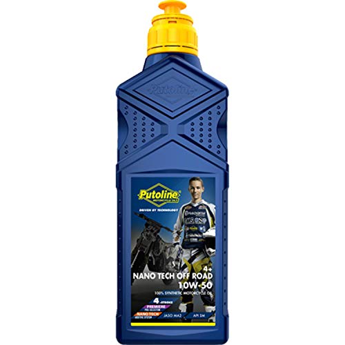 Cgn Huile Moteur 4T Putoline Moto Nano Tech Off Road 4+ 10W50 100% Synthese (1L)