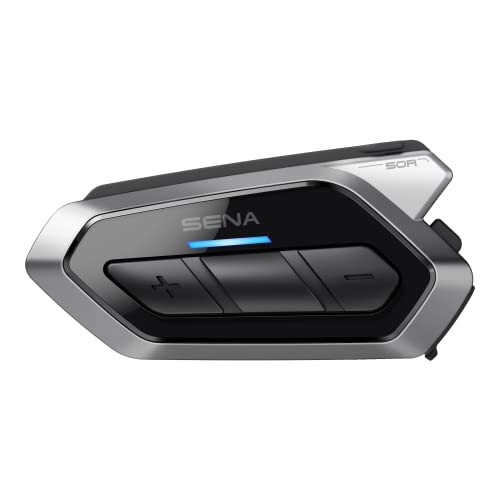 Sena 50R Sistema Di Comunicazione Bluetooth Con Interfaccia A 3 Tasti E Sound By Harman Kardon Con Tecnologia Mesh Intercom E Altoparlanti E Microfono