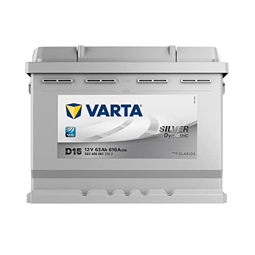 Varta D15 Silver Dynamic 563 400 061 Batteria Auto , 12 V, 63 Ah, 610 A