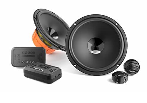 Hertz Dsk 165 - Sistema Audio Per Auto A Due Vie Da 165Mm 160W Peak Power (2 Woofer + 2 Tweeter + 2 Xover)