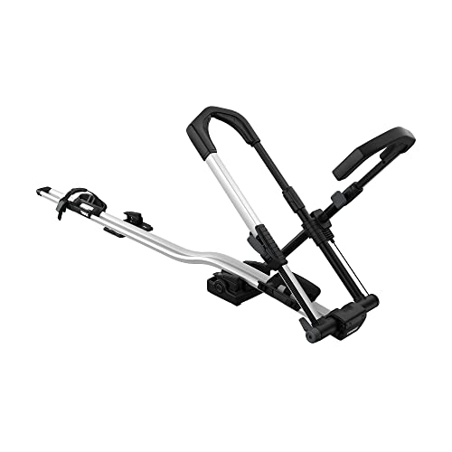 Thule Upride Portabici Montato Sul Tetto Con Aggancio A Ruota Nero/Alluminio Black/Aluminium, One-Size