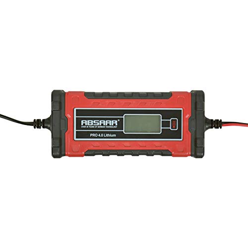 Absaar 062075 Pro Lio Batteria Caricatore, 6/12 V