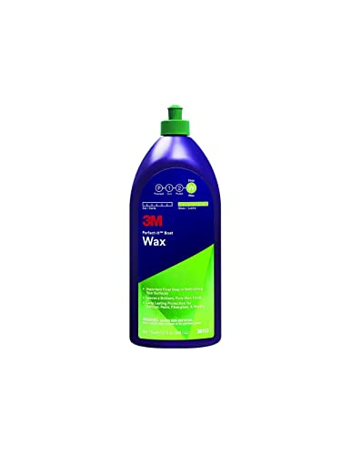 3M Perfect-It Boat Wax, Cera Per Rifinitura E Protezione Superfici Trattate Con Gelcoat, Vernice, Fibra Di Vetro E Metallo, Ideale Per Automobili, Cam
