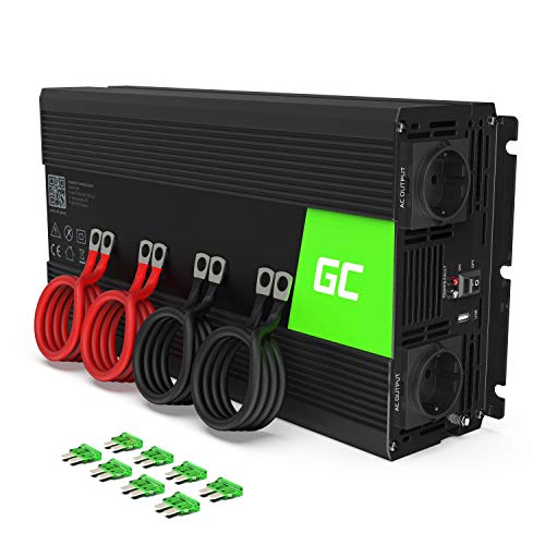Green Cell® 3000W/6000W 24V 220V/230V Onda Pura Inverter Invertitore Di Tensione Fotovoltaico Dc Ac Per Camper Auto Convertitore Di Potenza, Trasforma