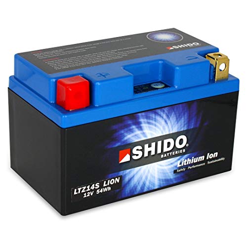 Shido Ltz14S Lion-S-Batteria Agli Ioni Di Litio, Colore: Blu