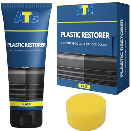 Atg Colorante Plastica Perfect-Color Nero - Ravviva E Protegge Superfici In Plastica | Rinnovante E Protettivo Per Plastiche Esterne | Per Plastiche N