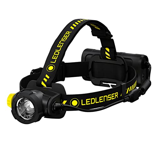 Ledlenser H15R Work Robust Torcia Frontale Led, Ricaricabile Con Batteria Al Litio, Impermeabile Ip67, 2500 Lumen, High Cri, Dimmerabile, Portata Lumi