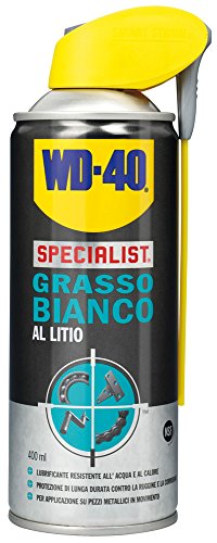 Wd-40 Specialist Grasso Bianco Al Litio Spray Con Sistema Doppia Posizione, 400 Ml
