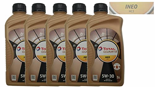 Total Quartz Ineo Mc3 5 W-30 – Total Quartz Ineo Mc3 5 W30 5Lt L Motor Oil Auto Sintetico Dexos2
