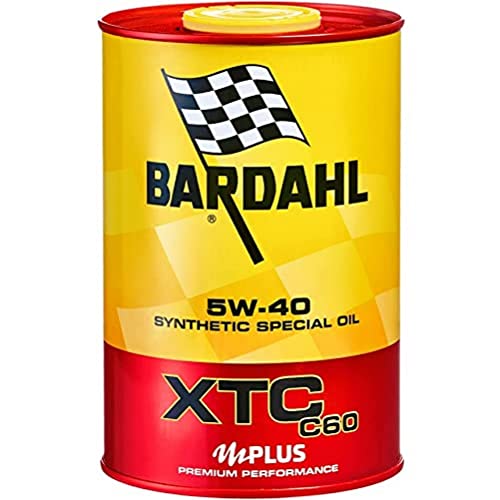 Bardahl - Olio Xtc C60 5W40, Lubrificante Per Auto 100% Sintetico, Riduce Attriti Sulle Parti Del Motore, Dona Longevità E Pulizia Per Gli Organi Del