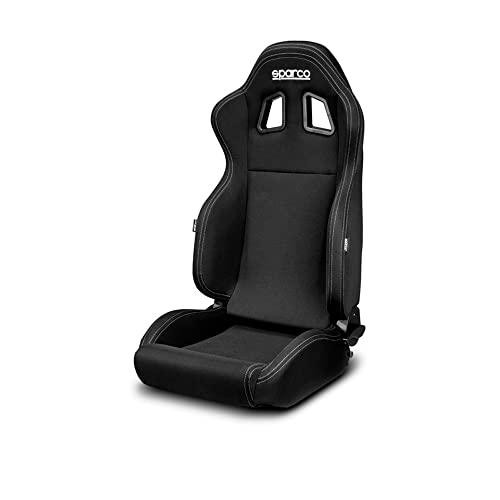 Sparco Sedile Sportivo R100 My22 Nero/Nero (Regolabile)