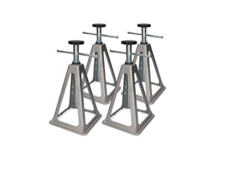 Cartrend 10306 Cavalletto Di Supporto Per Roulotte, Set Da 4 Pezzi, Set Di 4
