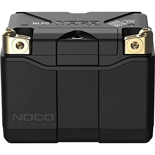 Noco Lithium Nlp5, Group 5, 250A Batteria Moto, Batteria Al Litio 12V 2Ah Dotata Di Bms Dinamico Per Motociclette, Quad, Motorino E Scooter